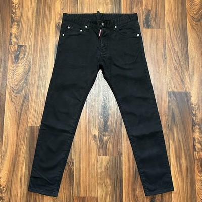 Dsquared2 Skinny Dan Jean W32 L28 Black Hardly Worn S71LB0410