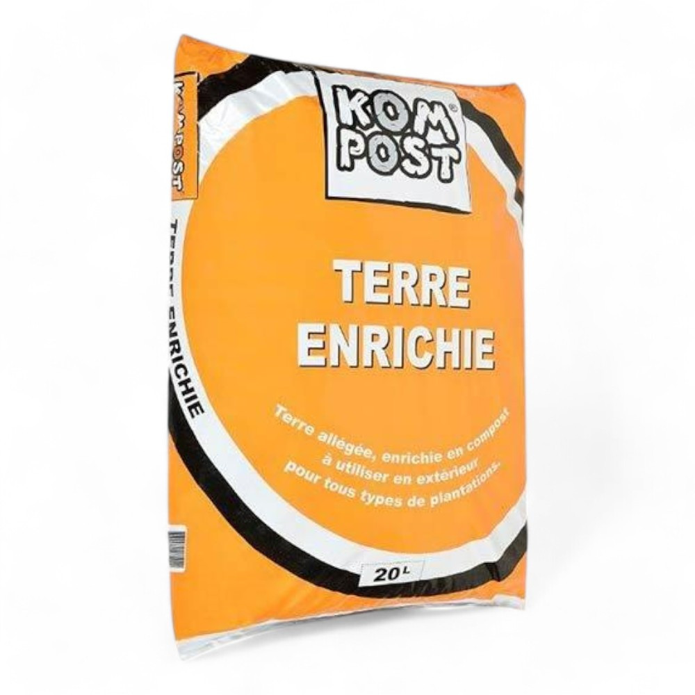 Mélange de terre végétale enrichie RACINE terreau pour jardinières et grands bacs
