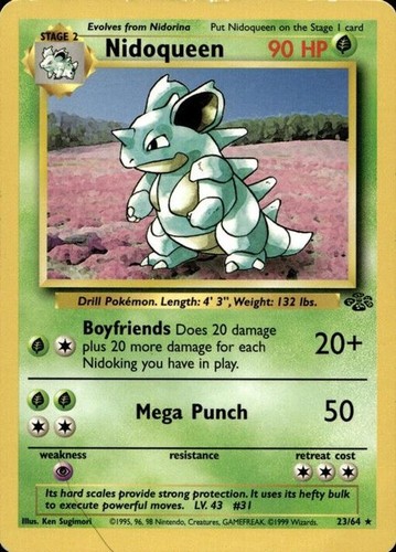 Nidoqueen (23) Unlimited [JU - 23/64] Pokemon LP