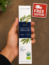 Gundry MD Polyphenol Rich olive oil 8.45 fl oz Extra Virgin Cold Pressed