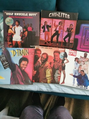 6 Verschiedene Schallplatten Old School Funk Soul And R&B Aus Dem 80 Jahren LPs