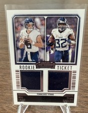 2023 Panini Contenders - Rookie Ticket Dual Swatches Will Levis, Tyjae Spears...