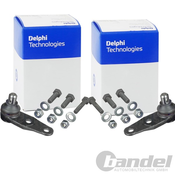 2X Delphi Traggelenke Vorne Unten Passend FÜR Renault Twingo Links+Rechts-image