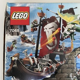 Lego Troll Warship 7048 Box only Castle Fantasy Era Kingdoms no Set or Minifigs