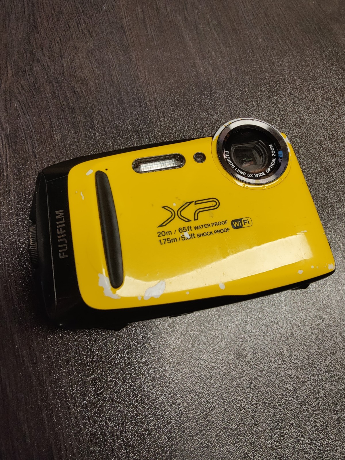 Fujifilm FinePix XP130 Yellow 16.4 MP Digital Camera 20M WP Tested Works