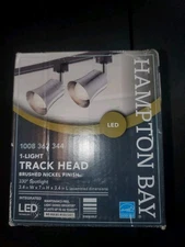 Hampton Bay Led Track Light Brushed Nickel Finish