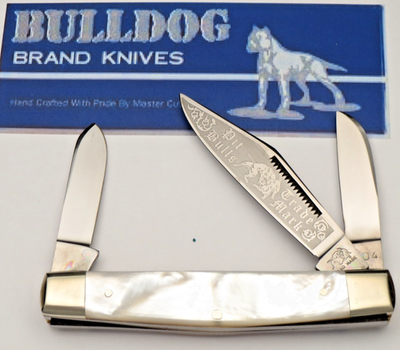 Vintage BULLDOG BRAND Solingen 2004 Two Dog Stamp Medium Stock