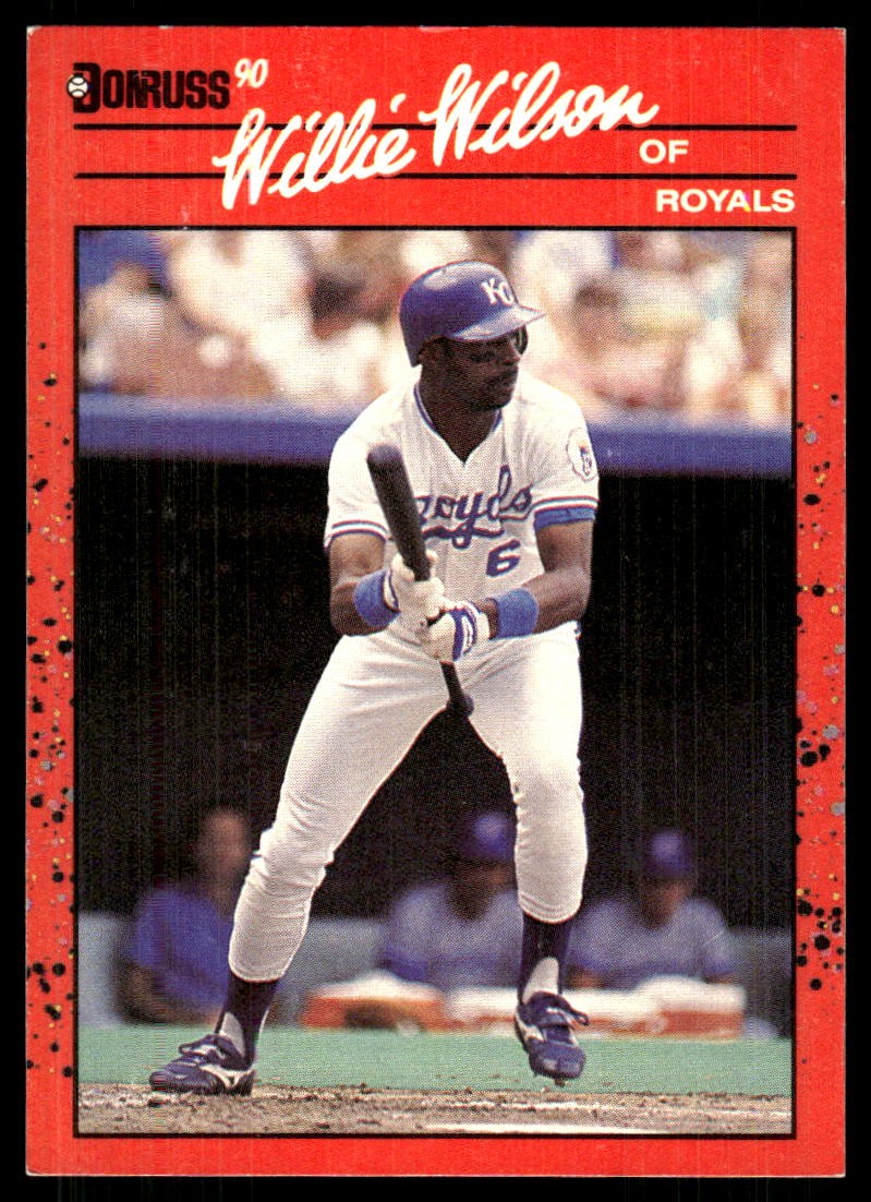 Willie Wilson 1990 Donruss #440 Royals FREE SHIPPING StackedPacks