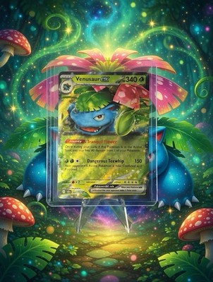Venusaur EX - 001/142 Sv07: Stellar Crown Holo - NM  