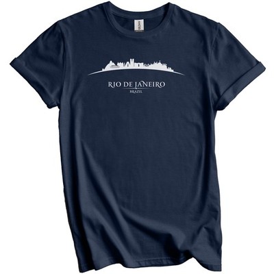 Rio De Janeiro Brazil Cityscape Downtown Skyline T-Shirt