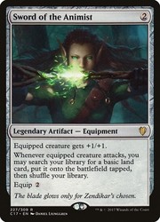 Sword of the Animist #227 Commander 2017
