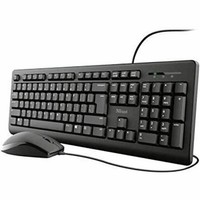Tastatur Trust TKM-250 Schwarz Qwerty Spanisch