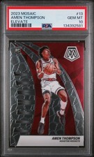 2023 PANINI MOSAIC ELEVATE #13 AMEN THOMPSON PSA 10