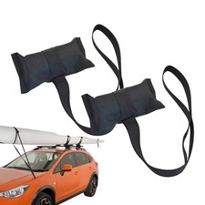 Kayak Tie Down Straps Roof Rack Cargo Straps Oxford Cloth Double Hook  Loop