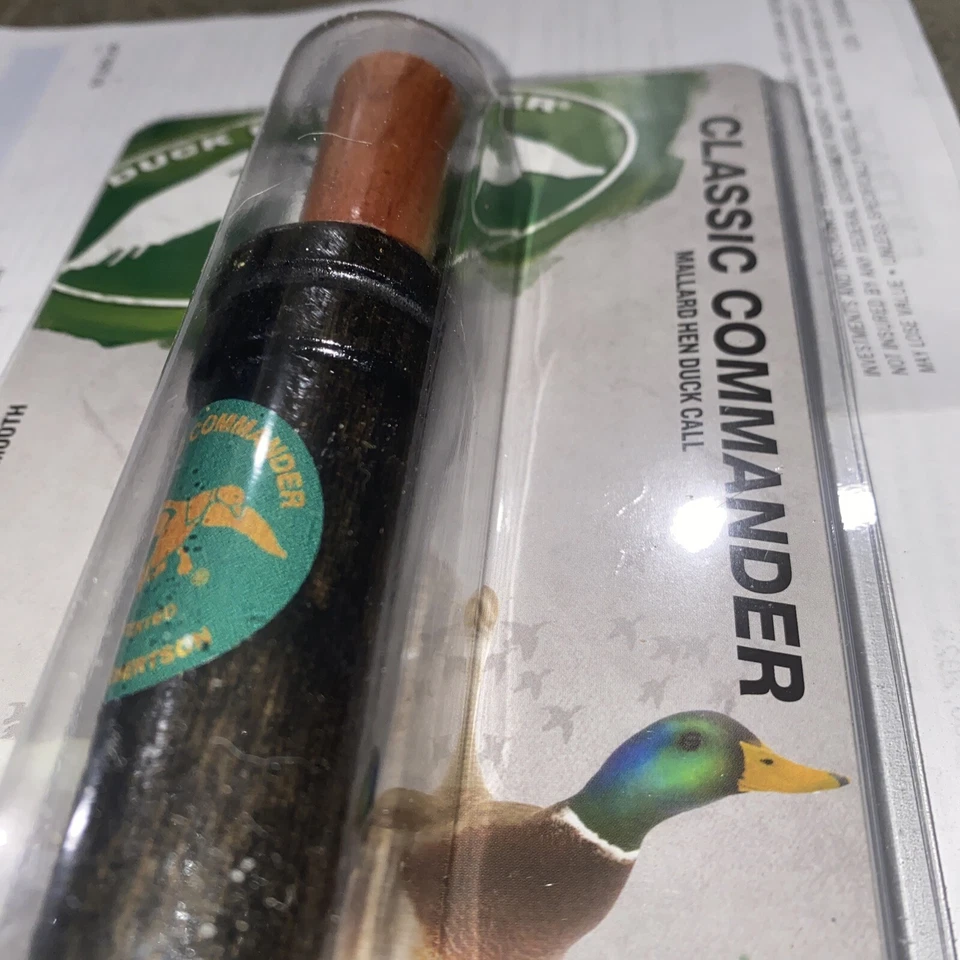 Duck Commander Classic Wood Commander Double Reed Duck Call Made in USA New - Image 4 of 4