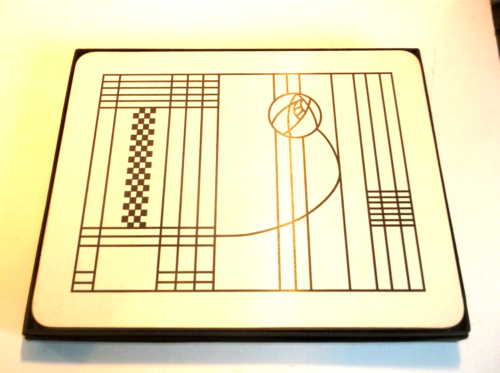 Charles Rennie Mackintosh placemats x 6 - Unused in box - Afbeelding 1 van 4