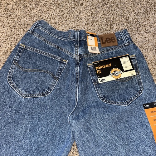 New Mens Lee Jeans 33x30 (actual 31x 31) Relaxed Fit Pepper Corn - Picture 13 of 15