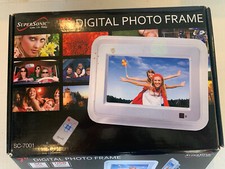 Supersonic 7 inch Digital Photo Frame Model SC-7001 NIB