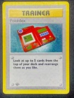 Pokemon Card - 1st Edition Pokedex Base Set (Shadowless) 87/102 LP