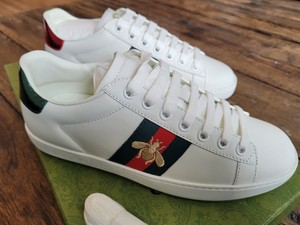 Gucci Zapatos Ace Abeja Para Mujer Talla 7 EE. UU./38 EU/5 Reino Unido |  eBay