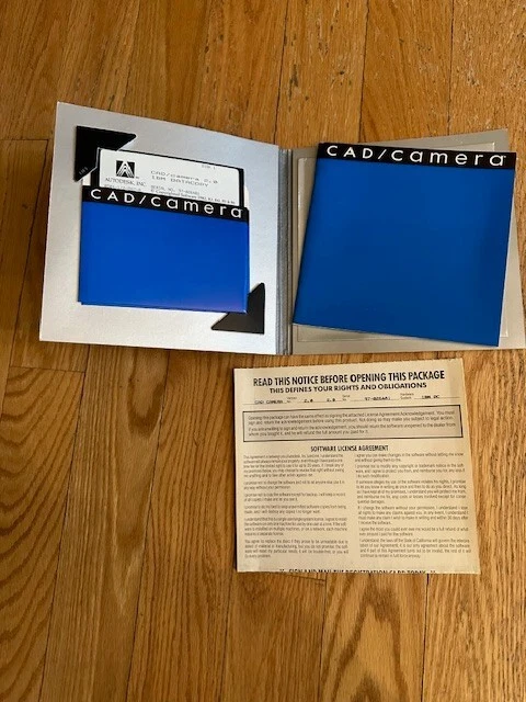 Vintage Autodesk AutoCAD CAD Camera Software - Image 2 of 2