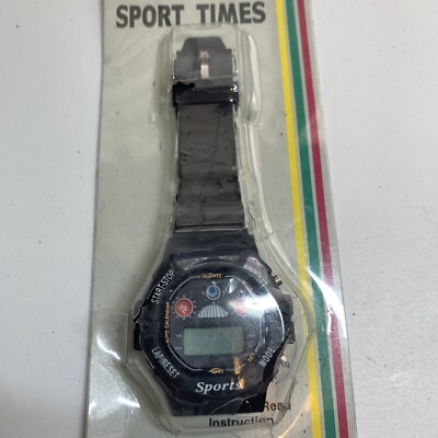 Sport Times Watch, World Time Watch, Timer, Alarm, Date