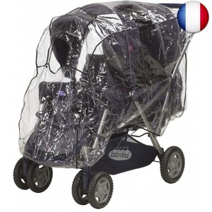 protege pluie pour poussette double