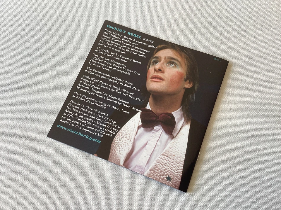 Cockney Rebel feat.Steve Harley...4 CD`s...CAVALIERS 1973-1974 Chrysalis - Bild 4 von 4