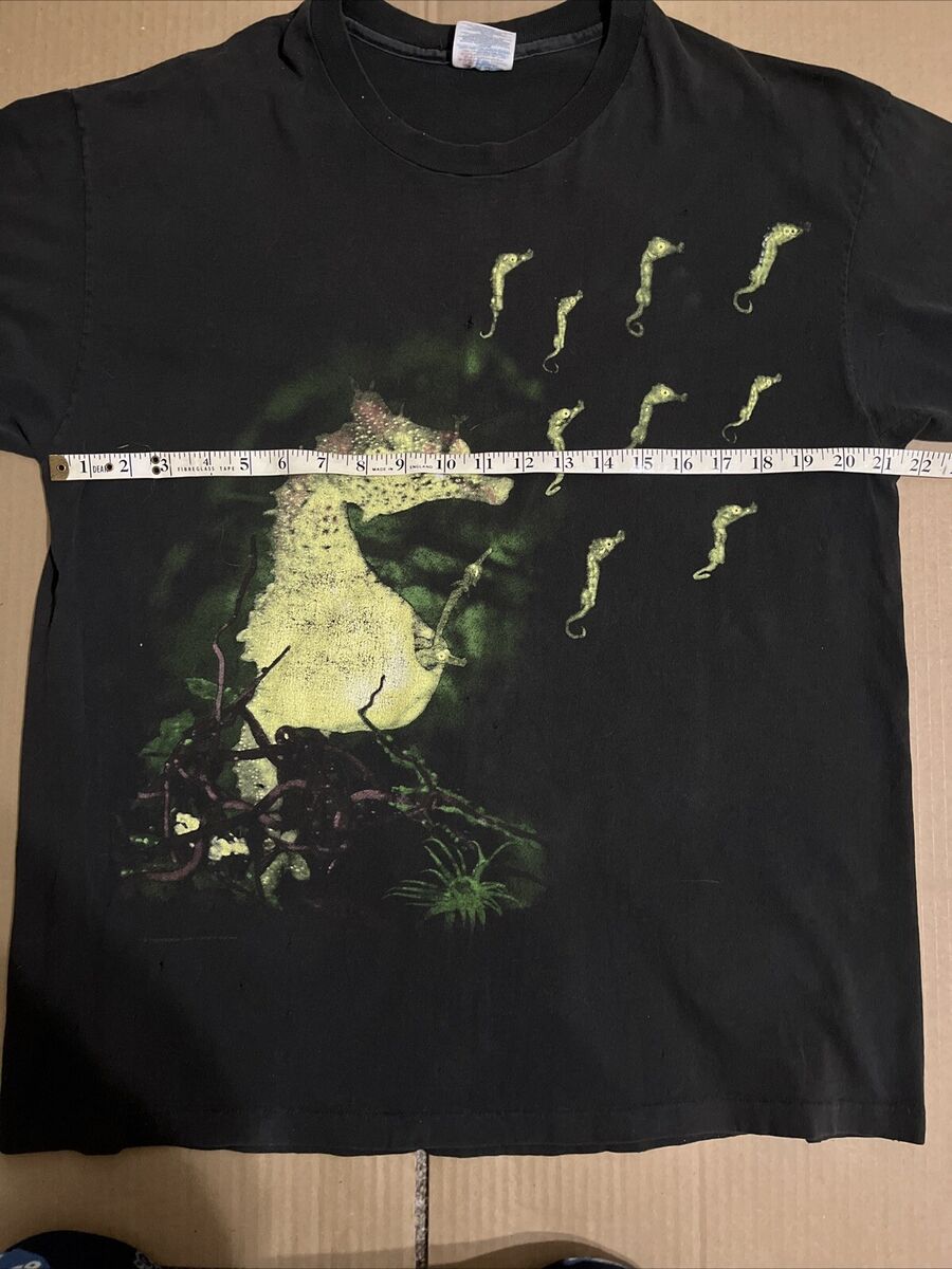 Vintage Nirvana Seahorse T-Shirt Size XL Single Stitch Hanes Vintage Nirvana Seahorse T-Shirt Size XL Single Stitch Hanes