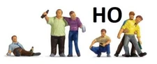 HO Scale - Drunk People Package of 6 items, NOC-15559