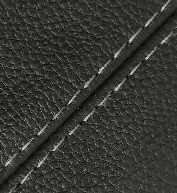 Cubierta de parasol PVC de cuero sintético para Ford Mustang 1987-1993 puntada gris Foto 4 de 4