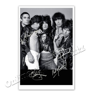 The Rolling Stones + Ronnie Wood- Mick Jagger- Keith Richards-C.Watts-Bill Wyman