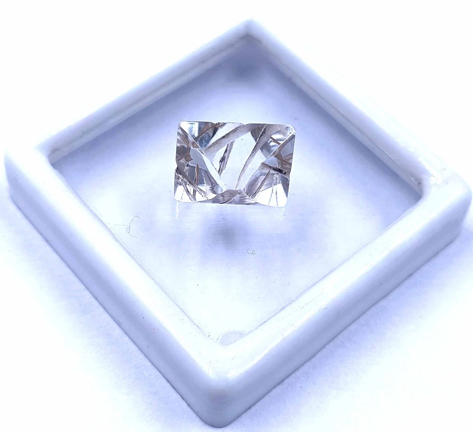 LAB-GROWN DIAMOND F COLOR 24.40 CT VVS1 LOOSE COLORLESS CERTIFIED GEMSTONE - Image 3 of 4