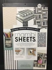 Pre-Pasted Mambi Sheets Crafting 18 Full Sheets 13” x 19” Me & My Big Ideas New