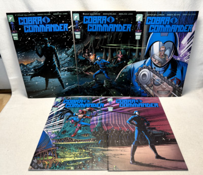 Image Cobra Commander #1-5 1:10 VAR CVR Set by (CA)Chris Burnham *FREE SHIPPING*