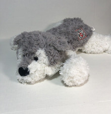 Fiesta Great Wolf Lodge Plush Logo Gray White Stuffed Animal 24" Measured Plush