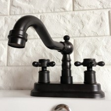 Oil Rubbed Brass Deck Mount Kitchen Faucet Bathroom Sink Vanity Mixer Tap 2hg073