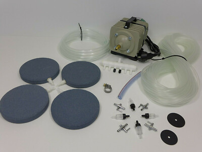 Hailea ACO-328 Teichbelüftung Teichbelüfter Sauerstoffpumpe Pumpe Ausströmer Set