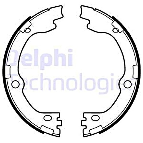 DELPHI Parking Brake Shoe Set For KIA Sorento III 15 58305C5A00 eBay