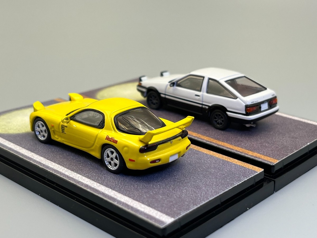 Initial D Yellow Mazda RX-7 FD3S Keisuke Takahashi Diorama | eBay