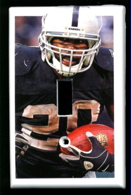 DARREN MCFADDEN LIGHT SWITCH PLATE OAKLAND RAIDERS
