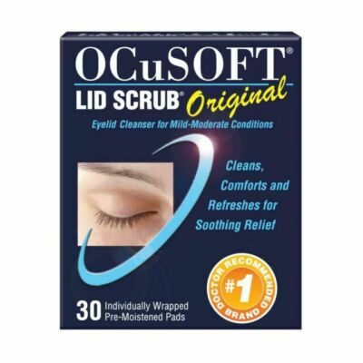 Ocusoft Lid Scrub Original Pre-Moistened Pads for Irritated Eyelids 30 8/25