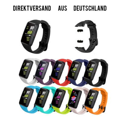Huawei Honor Band 6 Ersatzband Armband Silikon Smartwatch Verschiedene Farben