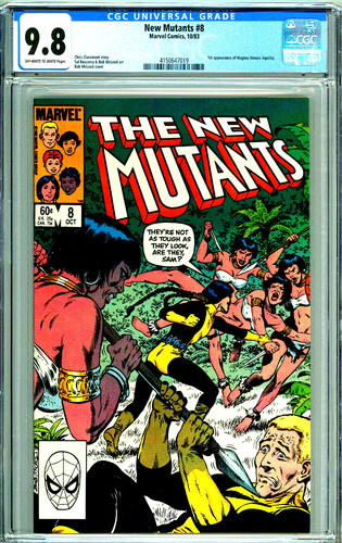 NEW MUTANTS 8 CGC 9.8 1st Amara Aquilla MAGMA New CGC CASE Bronze MARVEL 1983