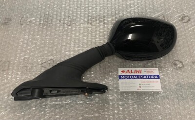 Vetro Specchietto Retrovisore Destro Per Piaggio Beverly 500 - Curvo E Cromato Con Biadesivo - Foto 4
