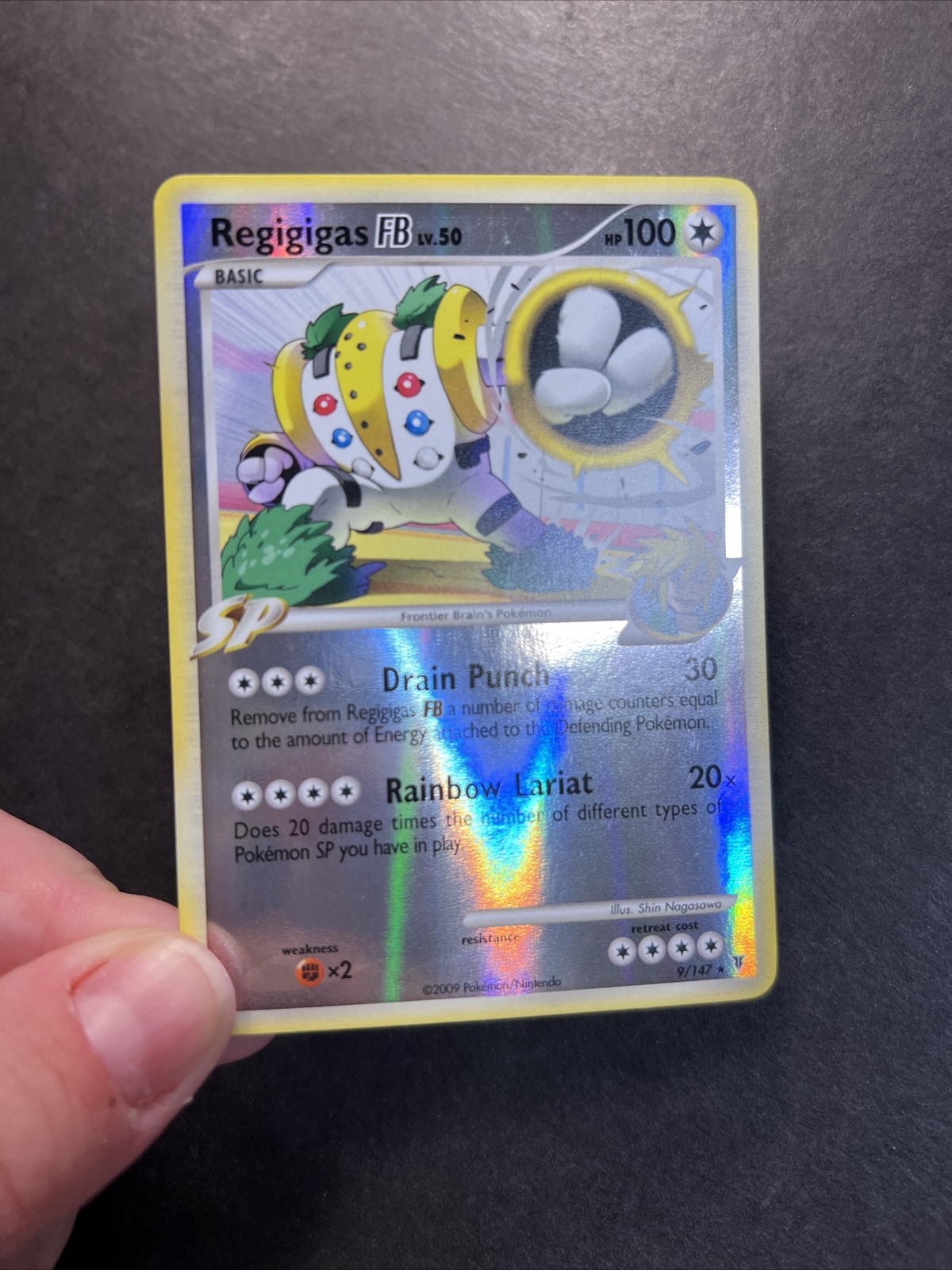 Regigigas FB - 9/147 - Rare Reverse Holo Platinum: Supreme Victors NM/MINT🌟