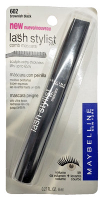 NEW MAYBELLINE Lash Stylist Comb Mascara-602 BROWNISH BLACK