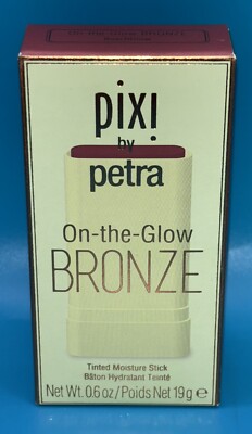 NEW NIB Pixi By Petra On The Glow Bronze Tinted Moisture Stick Beach Glow 0.6oz