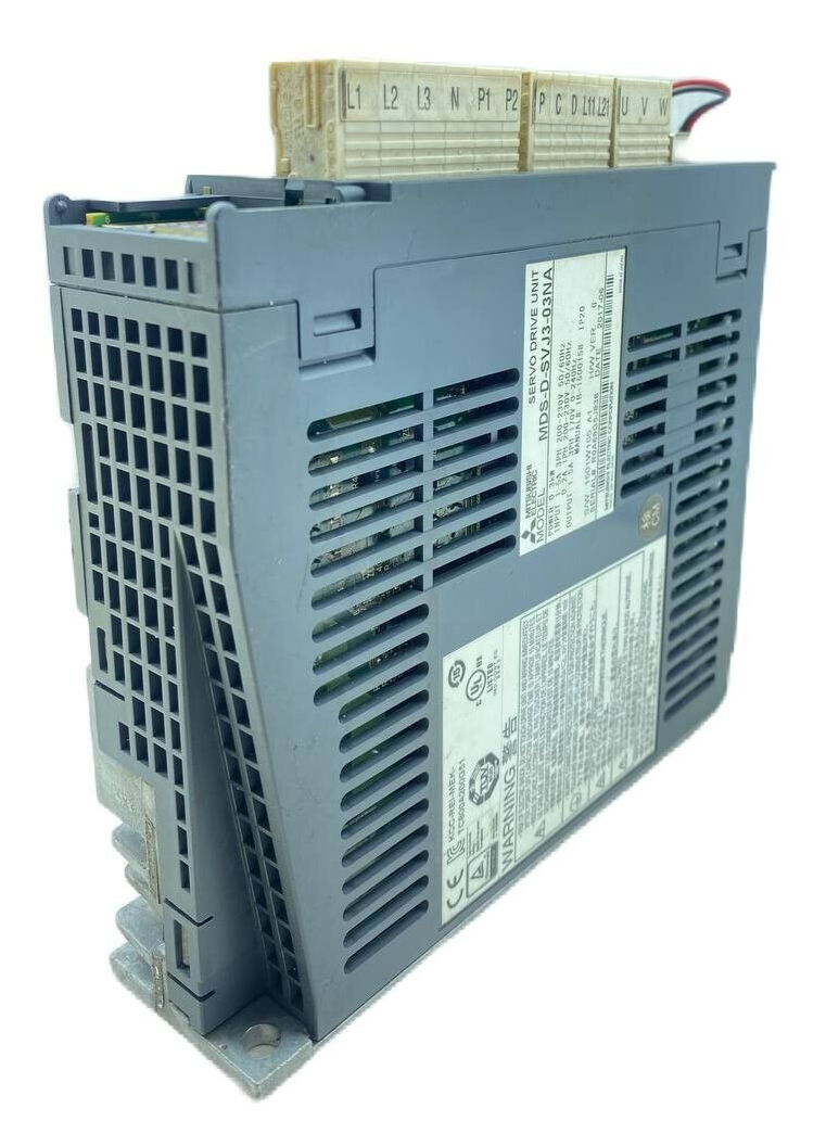 MITSUBISHI サーボドライブユニット MDS-D-SVJ3-03NA MITSUBISHI MDS-D-SVJ3-03NA 0.3KW AC SERVO DRIVE UNIT 230VAC W/O