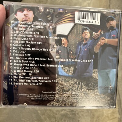 A-G-2-A-KE Mil-Ticket 1998 [PA] Rap-A-Lot Records CD Scarface